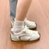 Zapatillas de Entrenamiento Alemanas Retro Color Block para Mujer 2026 Primavera/Otoño Nuevas Ligeras de Suela Plana Transpirables Versátiles Casuales Deportivas