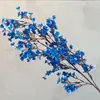 Flores Artificiais Gipsofila Decoração de Arco de Teto para Salão de Casamento Flores Falsas Decoração de Arranjo Floral de Fundo para Casa Hotel Enfeites Seda