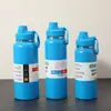 Chaleira Espacial Transfronteiriça Termo de Aço Inoxidável Copo Térmico Grande Capacidade Chaleira Esportiva Portátil com Alça para Carro Garrafa de Água para Viagem ao Ar Livre