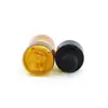 Botella cuentagotas con cabeza de goma de 10 ml, botella para mezclar aceites esenciales, botella redonda portátil de plástico PET para líquidos de esencia, venta al por mayor de fábrica
