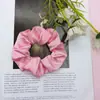 Scrunchies de Cetim Transfronteiriços Laços de Cabelo da Moda Europeia e Americana. Laços de cabelo feminino. Elásticos de Cabelo de Tecido Liso Atacado