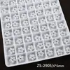Decoraciones Populares de Arte para Uñas de Perlas Terminadas, Adornos de Flor de Perla 3D, Pedrería para Uñas de Flor de Cuatro Pétalos en Forma de Media Luna Estilo Francés
