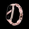 Correa para Xiaomi Mi Band 11/10/9/8 Aplicable Transfronteriza Pulsera de Cadena Metálica Hueca 7 Correa Metálica Deportiva Inteligente