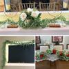 Decoración de Enredadera Artificial de Eucalipto Planta Colgante de Pared Vegetación de Pared Enredadera de Hojas Falsas para Exportación Jardinería Simulada