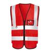 Chaleco Reflectante Chaleco Construcción Chaleco de Seguridad Malla Resistente al Desgaste Sanitario Trabajo Ropa Impresión LOGO