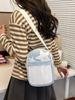 Bolsa pequeña para dolor de comida Estrella de cinco puntas linda Bolsa bandolera transparente bidimensional japonesa Bolso de pecho para mujer Bolso pequeño multifuncional