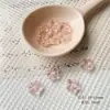 Flor de Cerezo TempranaSentimiento de PrimaveraRosa y VerdeVidrio ChecoHecho a Mano con CuentasPulsera DIYAccesorios de Material para Hacer Pulseras a Mano