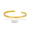 Pulseira Geométrica com Flor Oca de Concha Vendida em Massa Transfronteiriça para Mulheres, Versão Larga de Aço Titânio Personalizada Tendência Aço Inoxidável Pulseira Aberta