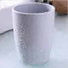 Set de Vasos para Cepillo de Dientes y Enjuague Bucal Rombo de Paja de Trigo para Hogar Pareja Taza Creativa Simple Escandinava
