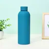 Botella Pequeña Americana Transfronteriza, Botella de Agua Mate para Deportes al Aire Libre, Vaso de Agua Deportivo, Termo de Acero Inoxidable 304 con Pintura de Goma