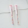 Explosões transfronteiriças fofo transparente fluxo cristal doce pincel diamante grão cabo sorvete pincel de maquiagem pó blush