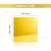 Espejo Acrílico de 1 mm Autoadhesivo Espejo de Puerta Pegatina de Pared Decoración de Habitación DIY Espejo de Maquillaje para Baño Dormitorio Pegatina de Pared con Superficie de Espejo