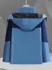 Chaqueta con Capucha de Algodón Rellena de Plumas a Prueba de Agua, Nieve y Viento para Otoño e Invierno 2025 con Capucha Desmontable Chaqueta Cálida para Deportes al Aire Libre Resistente al Viento