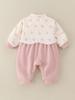 Bebés y Niños Pequeños Otoño e Invierno 2026 Clase a Mono Calentito de Algodón Acolchado para Bebés Niñas, Ropa Exterior Dulce y Elegante, Traje de Algodón Delgado para Gatear Infantil