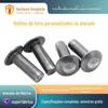 Fabricantes de origem fornecem GB/T1011-86 rebite de ferro sólido de cabeça redonda plana grande rebite de guarda-chuva de cabeça sólida
