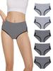 Kit com 5 Calcinhas Amazon de Algodão Puro com Design de Entrepernas Transfronteiriço 95% Calcinhas Suprimento Quente Roupa Íntima Feminina