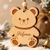 Adornos Navideños Populares Transfronterizos, Artesanías de Madera, Pequeños Regalos, Suministros para Decoración Navideña de Fiestas en Casa