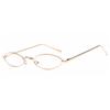 Gafas de montura ovalada populares en Internet, de nicho japonés, para mujer, ultraligeras, con personalidad, montura pequeña, lisas, decorativas y planas.