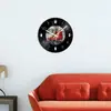 Relógio de parede de arte para casa moderna sala de estar quarto relógio de parede decoração de parede movimento silencioso sem tique-taque
