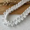 Encaje Ancho de 12 cm Chifón Engrosado Doble Capa Plisado Puño Fruncido Vestido de Muñeca Dobladillo de Falda Larga Adornos