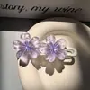 Horquilla de Flor Dulce Clip BB Estilo Occidental Infantil Tocado Lindo Flor de Cerezo Niña Pequeña Accesorios para el Cabello Flequillo Mechones Laterales Clip