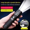 Lanterna Recarregável Super Brilhante À Prova D'água 26650 Alcance Longo Lâmpada de Xenônio Exterior Militar Doméstica Mini T6L