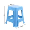 Taburete de plástico engrosado silla de plástico para el hogar taburete de plástico para zapatos banco de plástico taburete alto para adultos apilable venta al por mayor