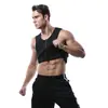 Chaleco Moldeador Europeo y Americano para Hombre Túnica Sudadera Fitness Chaleco Sudoración Abdominal Talla Grande Sudadera