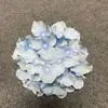 Manija de hortensia de simulación manojo rama única cinco cabezas de hortensia fotografía de boda hortensia macaron