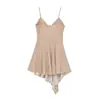 Atacado Fabricante de Roupas Femininas Transfronteiriço 2026 Aliexpress Venda Quente Moda Xadrez Renda Vestido Curto