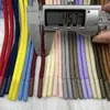 Fornecimento de fábrica corda redonda de poliéster colorida para roupas infantis touca sanitária corda para cabeça combinação de cores corda decorativa maré nacional corda para chapéu de suéter diy