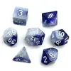 Conjunto de Dados de 7 Peças Dragão e Masmorra DND Dados Multilaterais de Duas Cores Conjunto de Dados para RPG de Mesa