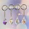Accesorios Colgantes de Concha Transparente Románticos Soñadores Colgante para Bolso Llavero Creativo Hecho a Mano DIY para Mujer