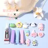 Pasador de Pelo Hecho a Mano para Niños Paquete de Materiales de Pegamento de Crema DIY Pegatina de 3m Pegatina Aleatoria Accesorios para Pegatinas de Refrigerador Paquete de Materiales