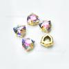Taladro K9 de alta calidad 12 mm triángulo grueso fondo puntiagudo taladro de cristal diy ropa zapato bolsa cosido a mano taladro de garra uña esmalte de uñas diamante joya