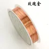 Fio de Cobre Eletrodepositado Colorido Multicor 0,3 mm 0,4 mm para Joias Artesanais Acessórios Contas à Mão Venda por Atacado