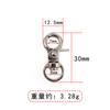 Venta al por mayor de fábrica colgante galvanizado accesorios de herrajes para bolsos de mujer hebilla de gancho hebilla para equipaje hebilla de placa pequeña de metal hebilla para perro hebilla para llavero hebilla de gancho
