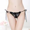 Temptación de Cereza Sexy Bragas Sexy de Encaje para Mujer Reveladoras de Cadera Lazo Lencería Abierta Tentación C Pantalones