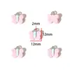 Nuevo Colgante de Animal Insecto Mariposa Abeja de Resina de Dibujos Animados Llavero DIY Pendientes Accesorios para Bolsos W779
