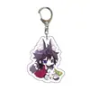 Man Yun Cazador de Demonios: Llavero de Mascota Kimetsu No Yaiba Anime Inosuke Nezuko Acrílico Colgante para Mochila de Estudiante