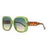 Nuevas gafas de sol cuadradas de gran tamaño con colores vanguardistas, estilo europeo y americano, gafas de sol sencillas de moda para celebridades de Internet y comercio exterior.