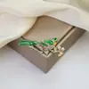 Broche Transfronterizo Nuevo de Alta Gama Lazo Insecto Flor Femenino Anti-Exposición Fijo Ropa Versátil Corsage