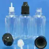 PET30ML Tapón Interior Puntiagudo Tapa de Presión Botella Gotero Tapa CRC Botella Secundaria Botella de Esmalte Color Material Color Leche Botella Secundaria