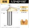 Fresadora para carpintería Huhao con cortador en V de 90 grados, cabezal de corte para ranurado de placas de aluminio y plástico, cortador de fondo redondo plegable integrado en la pared