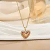 Colar de Aço Titânio de Nova Luxury de Nicho Transfronteiriço para Mulheres, Acessórios de Corrente para Clavícula com Zircônia de Design de Ponta, Atacado de Joias Femininas