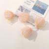 Estilo hada organza bilateral degradada tela gasa flor diy hecho a mano horquilla combinable accesorios para el cabello accesorios de ropa venta al por mayor