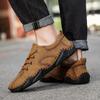 Zapatos Casuales de Cuero de Talla Grande para Adolescentes Transfronterizos, Zapatos Planos con Cordones de Color Sólido Simple, Tendencia de Moda, Zapatos Individuales para Hombre
