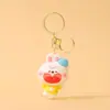 Chaveiro de Animal Fofo Pingente Pequeno Coelho Panda Boneca Pequena Acessórios de Chaveiro Pingente de Mochila Evento Pequeno Presente