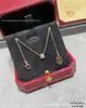 Alemania 2026 Modelo Más Vendido V Oro Versión de Alta Gama Collar Ufo Cartier Pendientes de Diamante Único de 18 Puntas Pulsera Plata Tallada con Precisión CNC