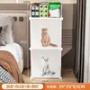 Nido de Gato Bahías Superior e Inferior Universal Cuatro Estaciones Dormir Interior Casa para Gatos de Dos Pisos Cama Extraíble y Lavable Juguete para Gato Especial para Mascota Gatito